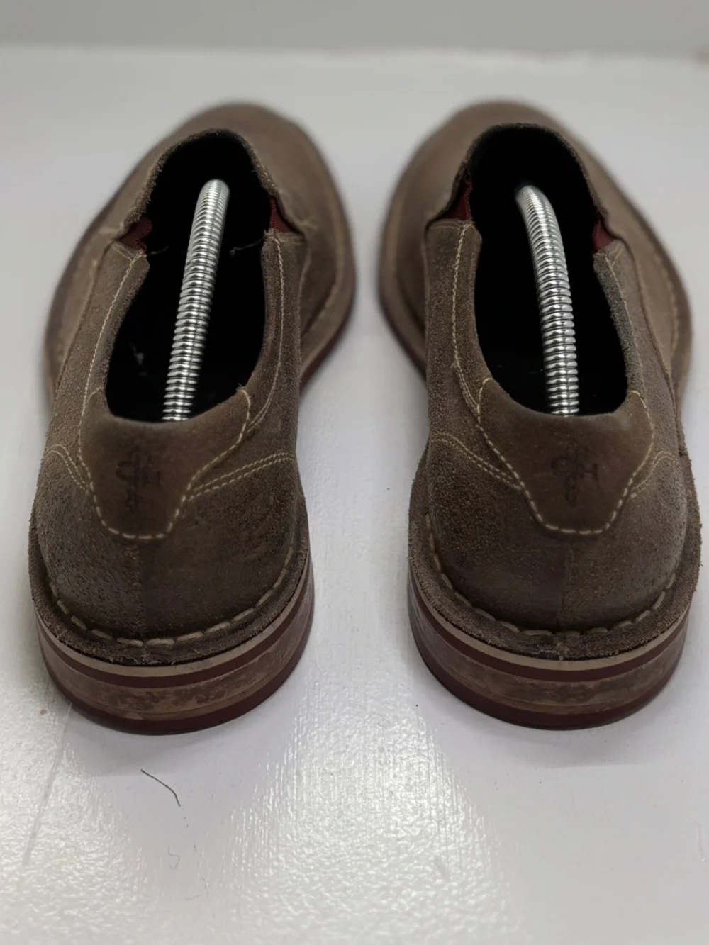 Cole Haan Nike Air Slip On Loafers Brown Leather Men’s 10 Comfort Dress Shoes